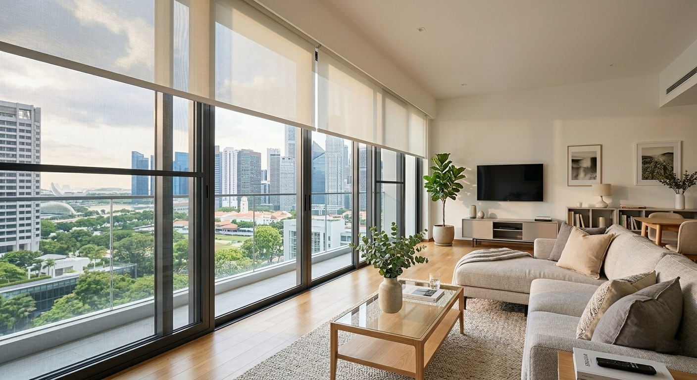 living room blinds